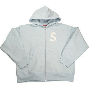 楽天ブランド古着の買取販売STAY246SUPREME シュプリーム 25FW S Logo Zip Up Hooded Sweatshirt Light Blue ジップパーカー 水色 Size 【M】 【新古品・未使用品】 20830022