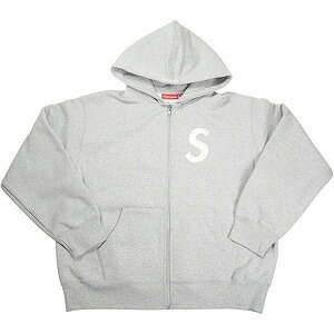 楽天ブランド古着の買取販売STAY246SUPREME シュプリーム 25FW S Logo Zip Up Hooded Sweatshirt Heather Grey ジップパーカー 灰 Size 【M】 【新古品・未使用品】 20830023