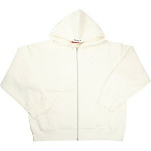 楽天ブランド古着の買取販売STAY246SUPREME シュプリーム 25FW S Logo Zip Up Hooded Sweatshirt White ジップパーカー 白 Size 【M】 【新古品・未使用品】 20830040