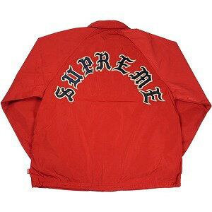 楽天ブランド古着の買取販売STAY246SUPREME シュプリーム 25FW Old English Arc Coaches Jacket Red コーチジャケット 赤 Size 【M】 【新古品・未使用品】 20830041