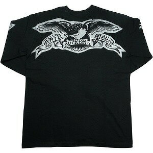 SUPREME シュプリーム ×ANTI HERO 25FW Eagle L/S Tee Black ロンT 黒 Size 【L】 【新古品・未使用品】 20830396(4)