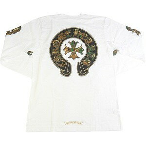 CHROME HEARTS クロム ハーツ HORSESHOE 3 CEM CRS POCKET LS T-SHIRT WHITE/CAMO/GOLD ロンT 白 Size 【L】 【新古品 未使用品】 20787805