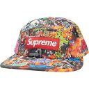 SUPREME シュプリーム ×AOI 25SS Embroidered Camp Cap Black キャンプキャップ マルチ Size 【フリー】 【新古品...