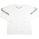 CHROME HEARTS クロム・ハーツ NECK LOGO LS T-SHIRT WHITE ロンT 白 Size 【XL】 【新古品・未使用品】 20820703
