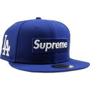 SUPREME シュプリーム 24SS MLB Teams Box Logo New Era Dark Royal - Los Angeles ニューエラキャップ 青 Size 【7 3/8(M)】 【新古品・未使用品】 20800509(4)