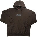 SUPREME Vv[ 21AW Box Logo Hooded Sweatshirt Dark Brown BOXSp[J[  Size yMz yVÕiEgpiz 20782181