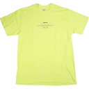 SUPREME Vv[ 24SS Standard Tee Yellow TVc  Size yLz yVÕiEgpiz 20791426