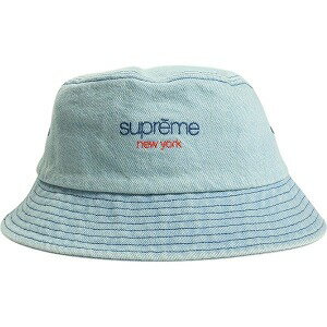 SUPREME シュプリーム 25SS Denim Crusher Light Washed Indigo ハット インディゴ Size 【M/L】 【新古品・未使用品】 20818141