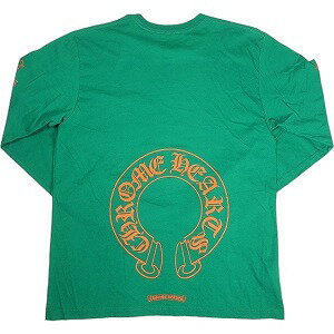 CHROME HEARTS クロム・ハーツ Horseshoe L/S Tee Green ロンT 緑 Size 【XL】 【中古品-非常に良い】 20805711 CHROME HEARTS クロム・ハーツ Horseshoe L/S Tee Green ロンT 緑 Size 【XL】 【中古品-非常に良い】 20805711