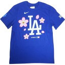 村上隆 ムラカミタカシ ×MLB ×NIKE World Tour Tokyo Series 2025 Dodgers S/S Tee Tシャツ 青 Size ...