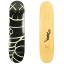 SUPREME シュプリーム ×KAWS カウズ Chum Deck スケートデッキ 直筆サイン入り 黒 Size【フリー】 【中古品-良い】【中古】