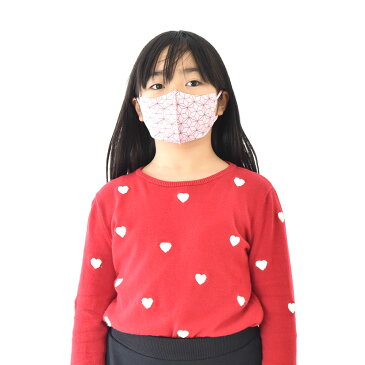 子供用 マスク 子供マスク キッズマスク 子供サイズ キッズサイズ 和柄 麻の葉柄 総柄 サイズ調整可能 調節 和風 着物 大正ロマン 男女兼用 繰り返し使える 繰り返し洗える 洗える オシャレ ホワイト 白 グレー 灰色 ピンク アニメ キャラクター