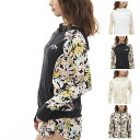 【今だけ10%OFFセール】ビラボン BILLABONG レディース ジップアップラッシュガードパーカー SURF CAPSULE ZIP UP HOODED RASHGUARD BE013860【女性用 M L】【ラッシュパーカー 水陸両用 UVカット UPF50+ 紫外線対策 日焼け防止 海水浴 プール サステナブル素材】