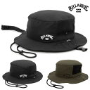 【今だけ6%OFFセール】ビラボン BILLABONG ハット サーフハット SURF HAT BF011912【メンズ レディース 帽子 バケットハット 水陸両用 UVプロテクション UVカット UPF50 UPF50+ UPF50プラス 紫外線対策 日焼け防止 サーフィン サップ 海水浴 プール】