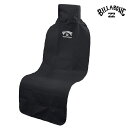 ビラボン BILLABONG シートカバー 車用 SEAT COVER BF011945 【メンズ レディース 男女兼用 車用 撥水 リサイクルポリエステル 600D 耐久素材 フロント用 濡れ対応 ウェットスーツ対応 ロゴ コンパクト収納 チェアカバー サーフィン 釣り】