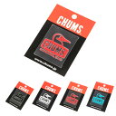 チャムス CHUMS ステッカー ブービーフェイスエンボスステッカー ミニステッカー ロゴ メンズ レディース くり抜き ブランド アウトドア 登山 キャンプ ...