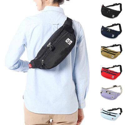 【1%OFFセール】チャムス CHUMS バッグ リサイクルスモールウエストポーチ ボディバッグ ヒップバッグ ウェストバッグ バッグ メンズ レディース 黒 Recycle Small Waist Pouch CH60-3214 CH60-3529【サステナブル素材】【リサイクル素材 ポリエステル】