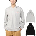 【今だけ最大14%OFFセール】チャムス CHUMS キーストーンプルオーバーパーカー Keystone Pullover Parka CH00-1473【メンズ レディース 男女兼用 大きいサイズ M L XL XXL】【フーディ- 被りタイプ 刺繍 ロゴ入り ワンポイント 綿100% ルームウェア グレー ブラック】
