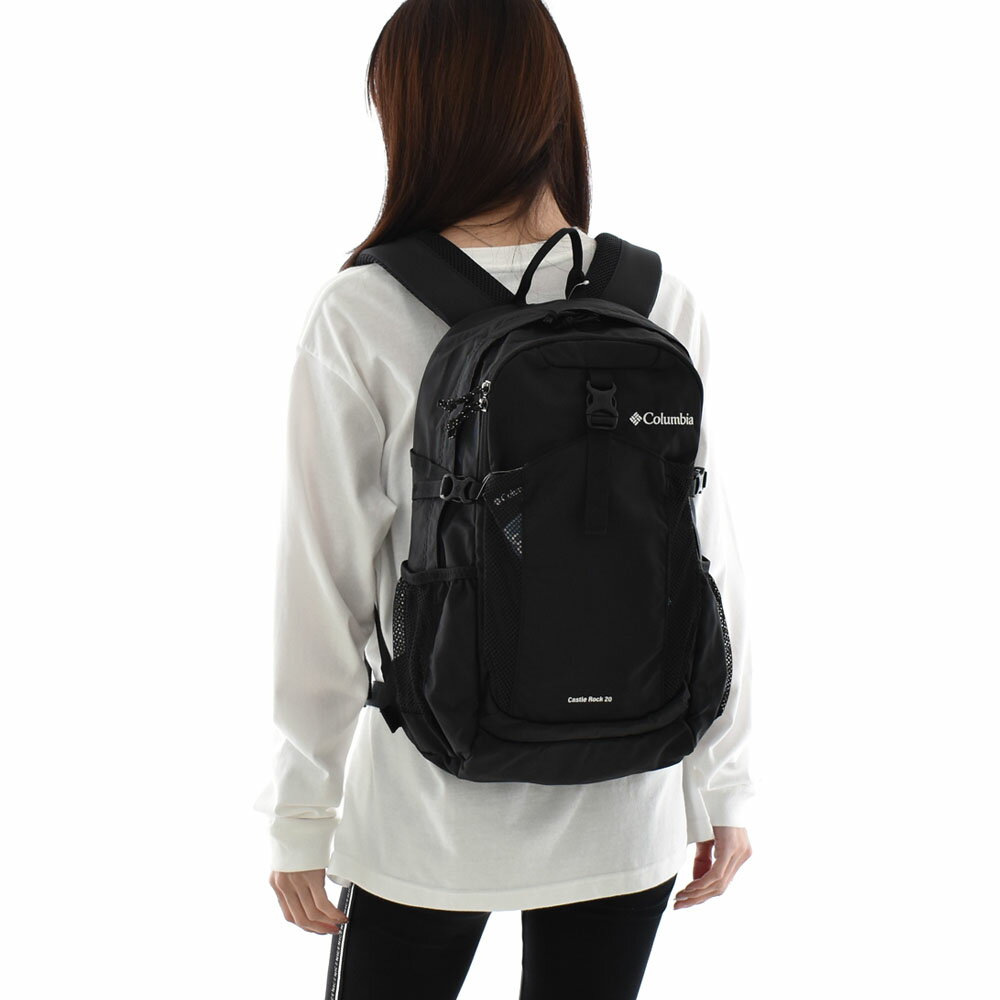 コロンビア 【今だけ10%OFFセール】コロンビア Columbia リュック キャッスルロック 20L バックパック 2 Castle Rock 20L 20リッター Backpack 2 PU8663【メンズ レディース 男女兼用】【リュックサック デイパック アウトドア 軽登山 トレッキング ブラック 黒】