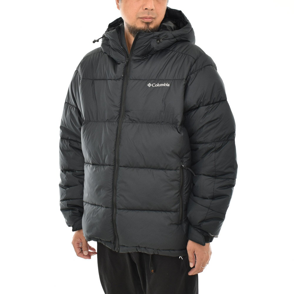 【3%OFFセール】コロンビア Columbia ジャケット パイクレイク2 フーデッドジャケット Pike Lake 2 Hooded Jacket WE0326 【メンズ レディース】【中綿 ダウンジャケット アウター】【アウトドア 通学】【ブラック 黒】【サステナブル素材】【リサイクル素材 ポリエステル】