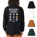【今だけ10%OFFセール】コロンビア Columbia 長袖Tシャツ ロストブルックロングスリーブグラフィックTシャツ Lost Brook LS Graphic Tee PM0325【メンズ レディース ロンT 長T カットソー バックプリント オーバーサイズ ゆったり 吸水速乾 UVカット 紫外線対策 UPF50】