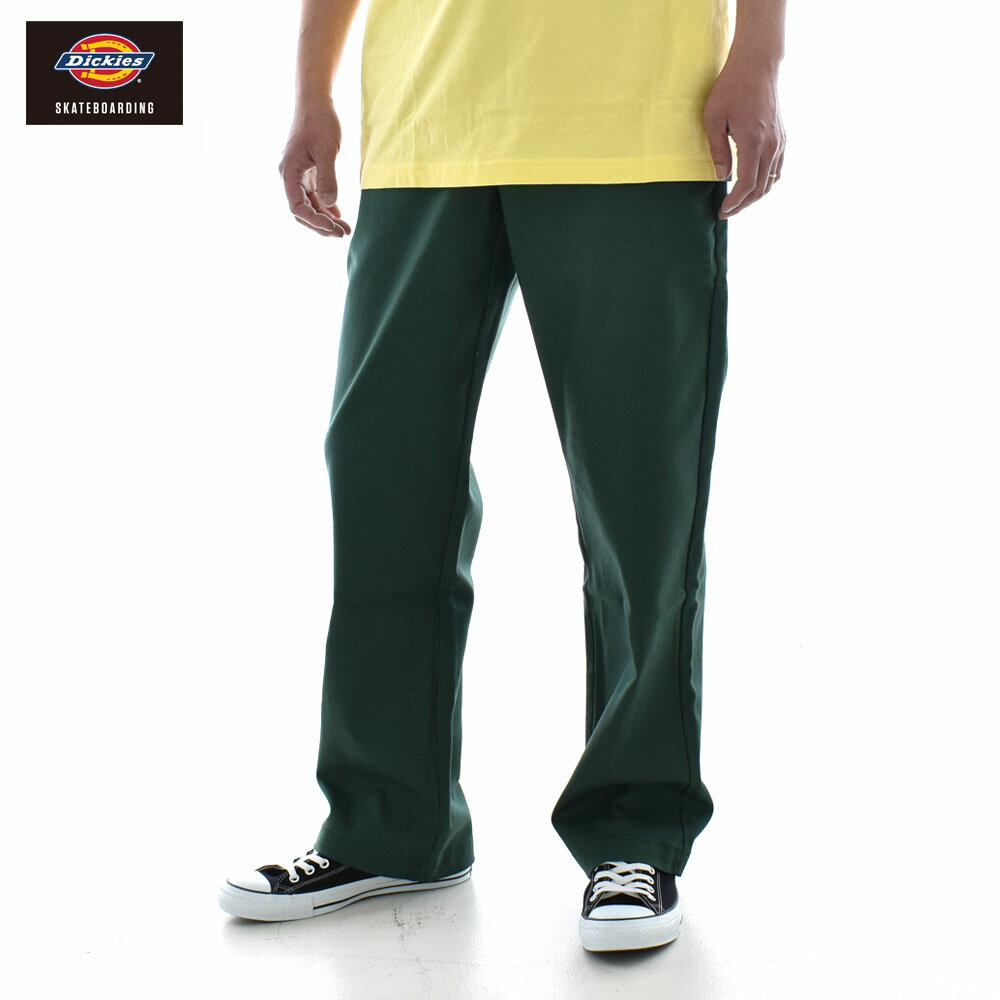 ディッキーズ スケートボーディング Dickies Skateboarding コラボ パンツ ガイマリアーノ プロコレクション GUY MARIANO PRO COLLECTION DUCK WORK PANTS DK013046【メンズ 32 34 36 大きいサイズ ワークパンツ ダック生地 緑 グリーン】