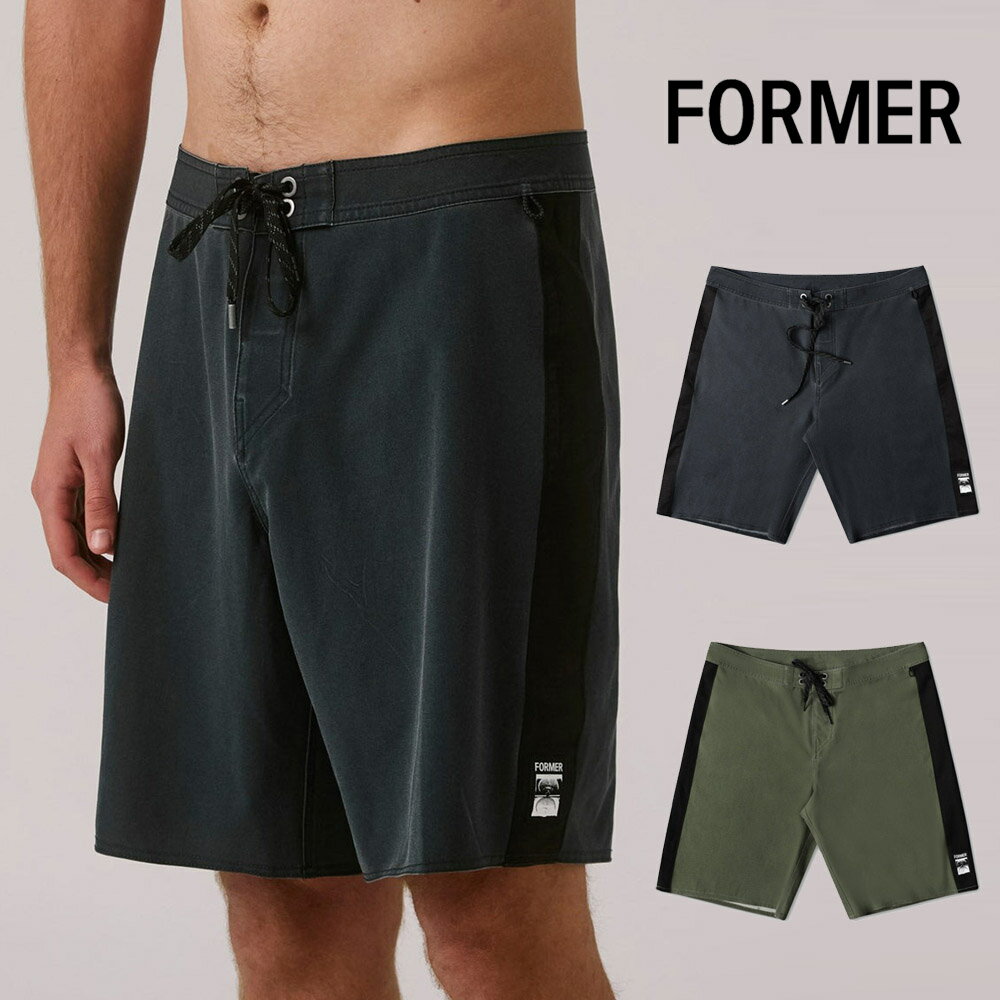 フォーマー FORMER ボードショーツ システム 19 トランクス SYSTEM 19 TRUNK【メンズ サーフトランクス 海パン 海水パンツ 水着 膝上丈 ショート丈 水陸両用パンツ ショーツ ショートパンツ ハーフパンツ 短パン サーフィン プール 海水浴 ポケット付き】