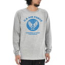 エアフォース AIR FORCE Tシャツ U.S AIR FORCE BASE 長袖Tシャツ ロンT ロングスリーブ メンズ レディース 大きいサイズ ビックサイズ US エアーフォース ミリタリー アメリカ USA ベース アメカジ ブランド 3L JUST ジャスト(4)
