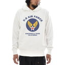 エアフォース AIR FORCE パーカー パーカ U.S AIR FORCE BASE プルオーバー スウェット フーディー トップス メンズ レディース US エアーフォース ミリタリー 軍隊 USA アメカジ 世田谷ベース 大きいサイズ 白 ホワイト JUST ジャスト