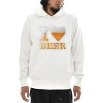 パロディー パーカー パーカ I LOVE BEER アイ ラブ ビール 生ビール 長袖 プルオーバー スウェット フーディー メンズ レディース ブランド 余興 ネタ 忘年会 飲み会 ビンゴ 景品 おもしろ 大きいサイズ ビッグサイズ JUST ジャスト