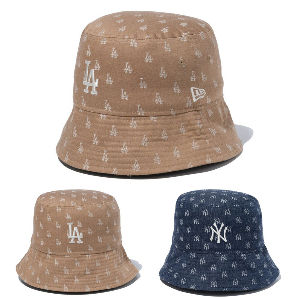 ニューエラ new era NEWERA ハット バケット01 セーラーブリムジャカード モノグラム SailorBrim MLB Jacquard 14109617 14109618【メンズ レディース 帽子 バケットハット バケハ メジャーリーグ ニューヨークヤンキース ロサンゼルスドジャース 深め ジャガード 大谷翔平】