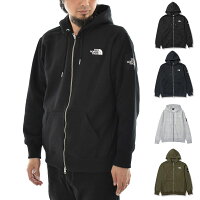 ザ ノースフェイス THE NORTH FACE パーカー スクエア ロゴ フルジップ フーディ パーカ スウェット スエット メンズ レディース キッズ 男女兼用 アウトドア キャンプ 家キャン お家キャンプ おしゃれ ブラック 黒 Square Logo FullZip NT62038