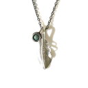 ノースワークス NORTH WORKS フェザーネックレス リバティ-ミニフェザー ホワイトシルバー MINI FEATHER Chain 50cm N-615【メンズ レディース 男女兼用】【フェザー 羽根 インディアンジェリー シルバー925 SILVER925 ターコイズ Turquoise チェーン付き 50cm】