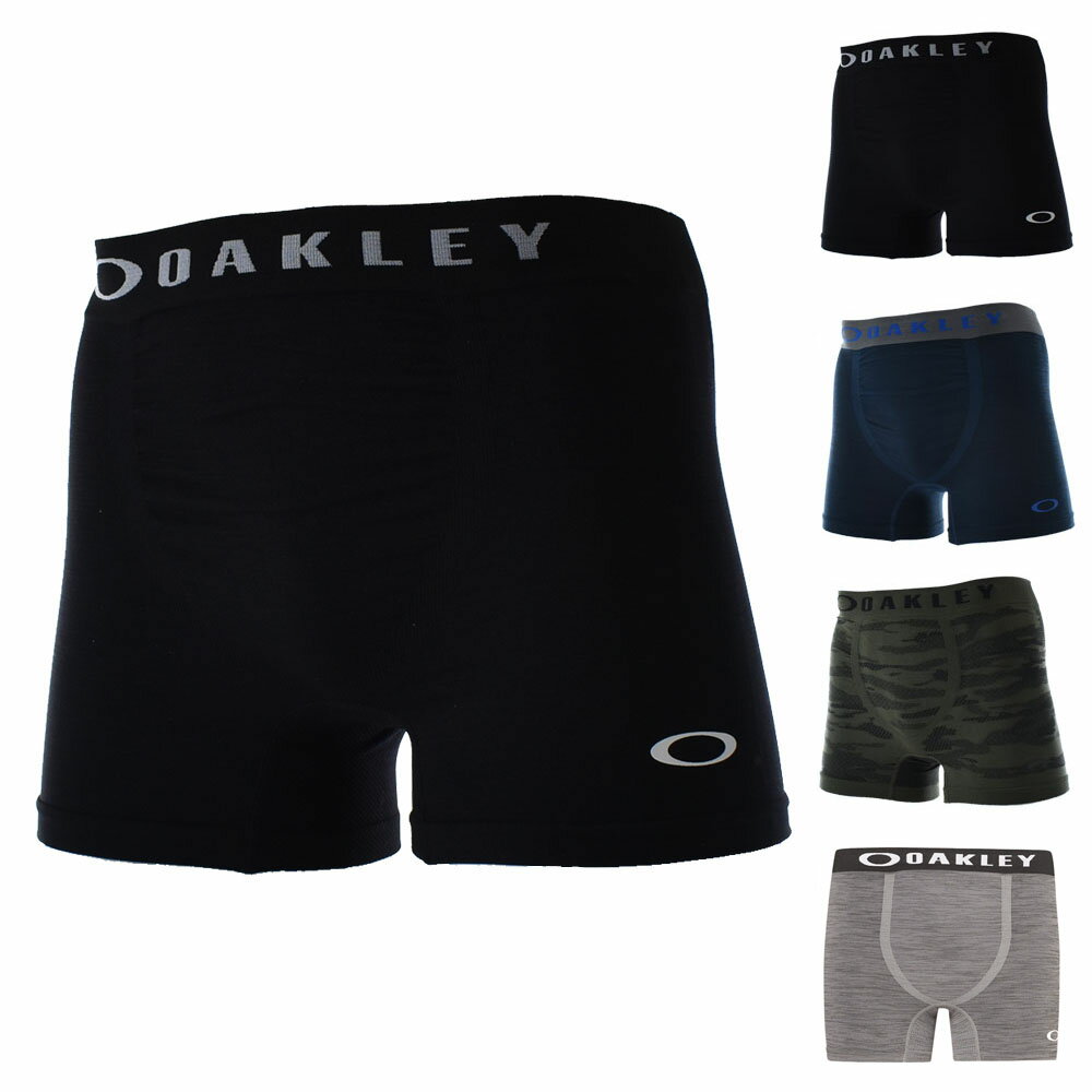 【今だけ17%OFFセール】オークリー OAKLEY ボクサーパンツ ボクサーブリーフ オーフィットボクサーショーツ O-FIT BOXER SHORTS 4.0 ナイロン パンツ アンダーウエア 下着 吸水速乾 メンズ ジェンダー ブラック 黒 ネイビー 紺色 グレー 99497JP