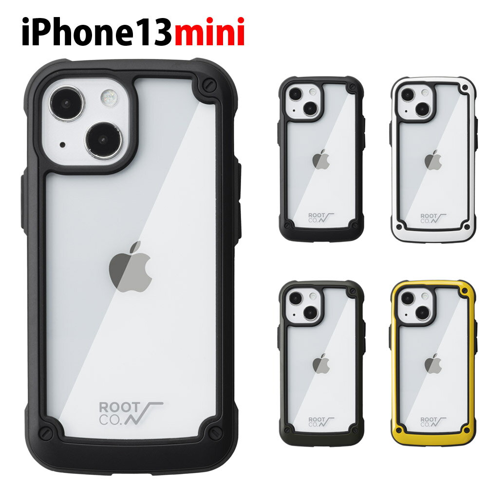 【2点以上購入でお得なクーポン】【iPhone 13 mini 5.4inch 専用ケース】ROOT CO ルート コー iPhoneケース グラビティ ショックレジスト タフ & ベーシック ケース GRAVITY Shock Resist Tough & Basic Case. 耐衝撃 GSH-438509 GSH-438516 GSH-438523 GSH-438530