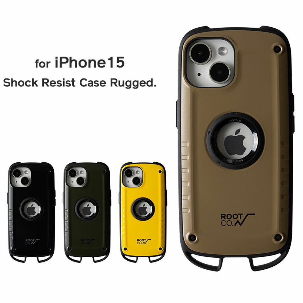 ルート コー ROOT CO. iPhoneケース グラビティ ショックレジストケース ラギッド アイフォンケース GRAVITY Shock Resist Case Rugged. for iPhone15 GSRU-434860 GSRU-434877 GSRU-434884 GSRU-434891 耐衝撃性能