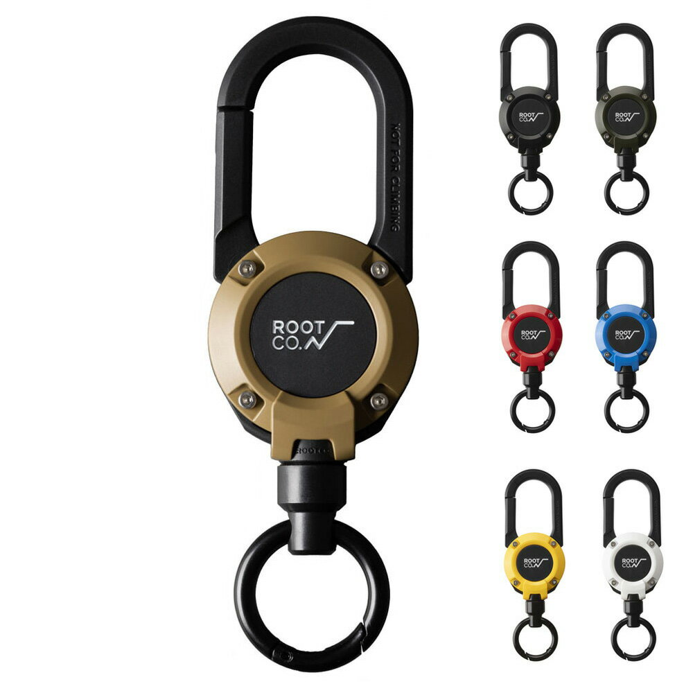 【期間限定ポイント6倍】ROOT CO ルート コー キーホルダー キーリング カラビナ リール グラビティ マグリール 360 マグネット 磁石 アウトドア アウトドアギア ROOT CO. GRAVITY MAG REEL 360 スマホグッズ 携帯グッズ iPhone Android GMR3 正規保証6ヶ月