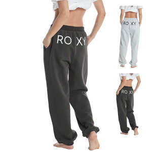 【2点以上購入でお得なクーポン】ロキシー ROXY スウェットパンツ スウェット トレーニングパンツ リラックスパンツ 下 ジャージ ズボン 裏起毛 スポーツ アウトドア バック ロゴ レディース ルームウェア ボトムス ブラック グレー 黒 JIVY PANTS RPT214060