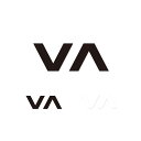 【今だけ18 OFFセール】RVCA ルーカ ルカ ステッカー VAカット スモール ロゴ カッティングステッカー デカール くり抜き シール グッズ メンズ レディース アウトドア 屋外対応 車用 バイク用 ボード用 プレゼント ブラック 黒 BLK ホワイト 白 WHT VA CUT SMALL R00S06