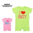 【今だけ75 OFFセール】SMOOTHY(スムージー) I LOVE SMZY ロンパース(SMGBY-04) 【キッズ 子供服 ベビー ベイビー ROMPERS】【SMOOTHY スムージー】【正規品 正規取扱店】半額以下