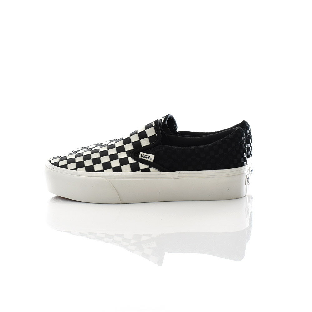 【組合せ自由2点以上でお得なクーポン】VANS ヴァンズ バンズ スニーカー スリッポン チェック クラシック スリップオン メンズ チェッカーボード 靴 ブランド フラッグ ブラック ホワイト 白 黒 ガムソール 編み込み 厚底 USA企画 US企画 VN品番 CLASSICSLIP-ON VN0A5KXB9GY