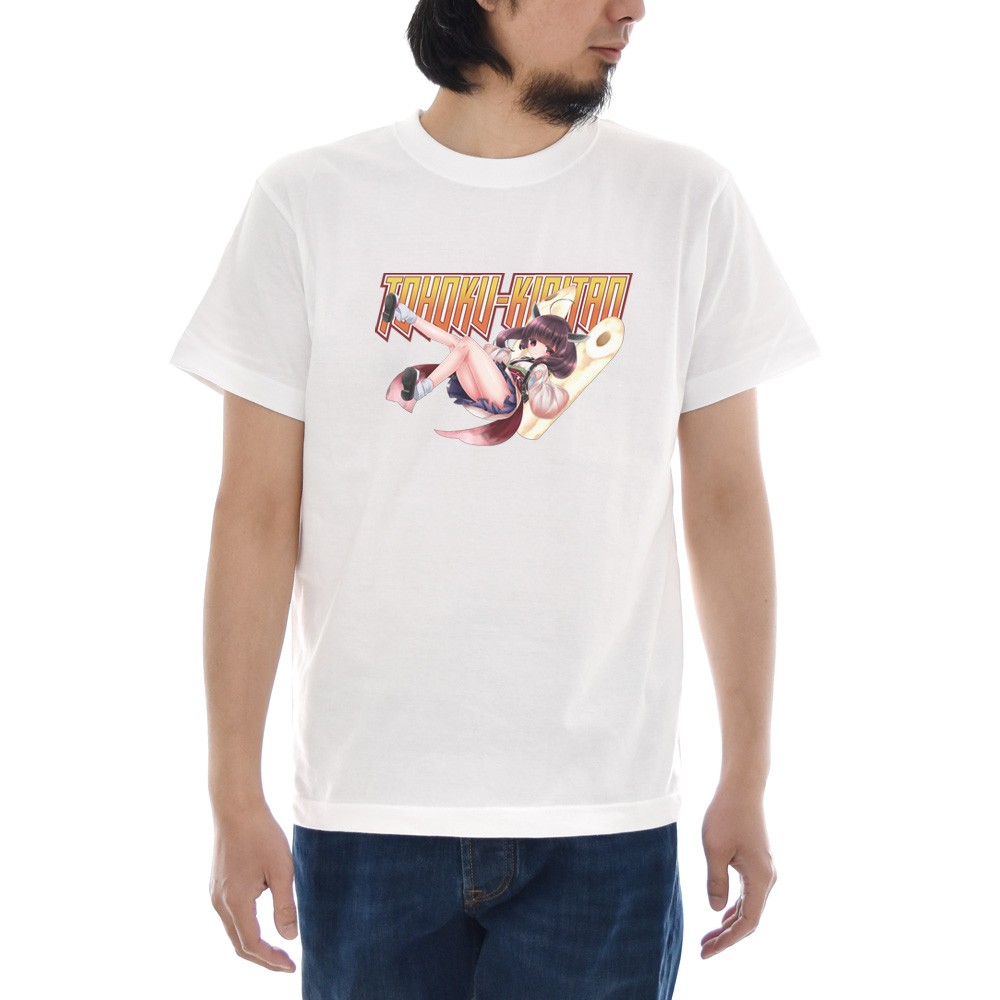 楽天ステイブルー【セレクトショップ】東北ずん子 Tシャツ 東北きりたん 半袖Tシャツ メンズ レディース 大きいサイズ ビックサイズ ずん子 きりたん おしゃれ ティーシャツ かわいい 可愛い 女の子 キャラクター イラスト アニメ キャラ グッズ ホワイト 白 TZ-013