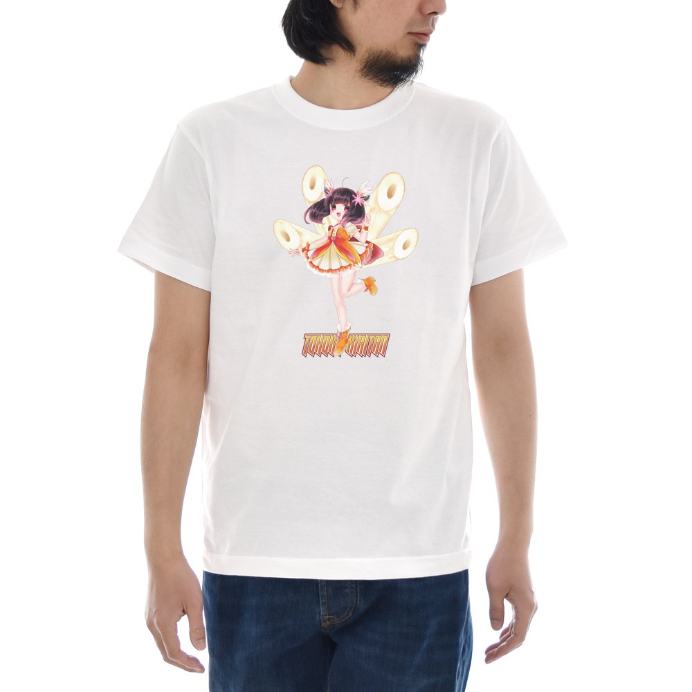 樂天商城 - 東北ずん子 Tシャツ 東北きりたん 半袖Tシャツ メンズ レディース 大きいサイズ ビックサイズ ずん子 きりたん おしゃれ ティーシャツ かわいい 可愛い 女の子 キャラクター イラスト アニメ キャラ グッズ ホワイト 白 TZ-017