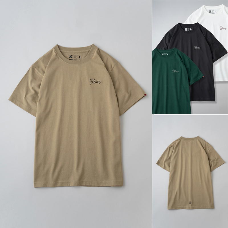 BLUCO ブルコ Tシャツ EMBROIDERY TEE/4Color 1205