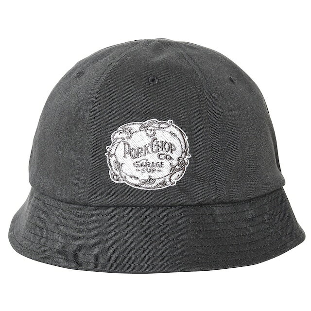 PORKCHOP GARAGE SUPPLY ポークチョップ ガレージサプライ ハット LEAF BALL HAT/BLACK