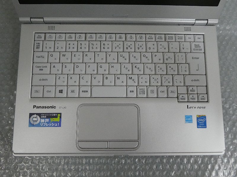 [店長おすすめ]税込・送料込実施中!!≪パナソニックリフレッシュPC≫Panasonic Letsnote CF-LX3JDHCS (Corei5/無線LAN/A4サイズ)Windows10Pro(MAR)搭載 中古ノートパソコン 【Bランク】