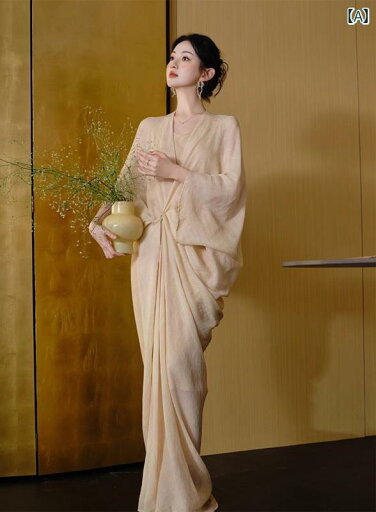 ワンピース レディース 七分丈 かわいい おしゃれ 中国 漢服 ラミー ドレス 女性 2025 春夏の 禅の 休日のの ロング スカート ワンピース レディース 七分丈 かわいい おしゃれ 中国 漢服 ラミー ドレス 女性 2025 春夏の 禅の 休日のの ロング スカート