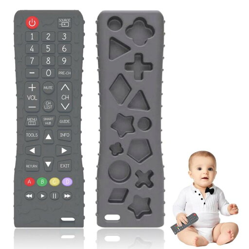 MAEXUS 赤ちゃん用リモートおしゃぶり リモコン形状のベビーおもちゃ ベビー歯固め おしゃぶり 歯が生える棒 シリコン歯固め MAEXUS 赤ちゃん用リモートおしゃぶり リモコン形状のベビーおもちゃ ベビー歯固め おしゃぶり 歯が生える棒 シリコン歯固め