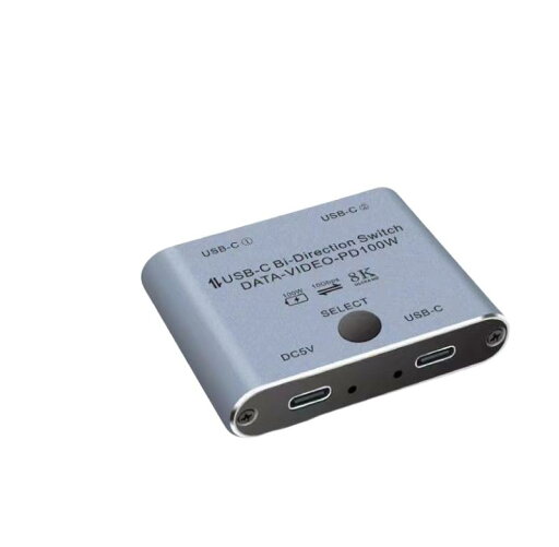 USB-C 双方向切替器8K@60Hz 1in2アウト/2in1アウト USBスイッチセレクター 2台のコンピュータで1台のデバイスを共有 USB 8K@60Hzビデオ 10Gbpsデータ転送PD100W USB-C 双方向切替器8K@60Hz 1in2アウト/2in1アウト USBスイッチセレクター 2台のコンピュータで1台のデバイスを共有 USB 8K@60Hzビデオ 10Gbpsデータ転送PD100W