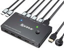 【 新モデル 】USB-C HDMI KVM切替器、2ポートType-...(2)